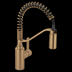 MOEN 5926BZG Genta LX Bronzed gold (bzg) one-handle pulldown kitchen faucet