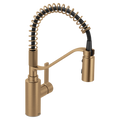 MOEN 5926BZG Genta Lx One-Handle Pre-Rinse Spring Pulldown Kitchen Faucet - Bronzed Gold