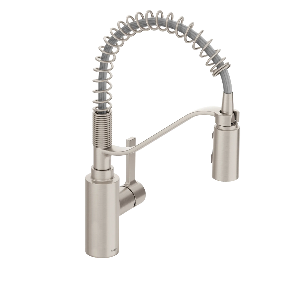 MOEN 5926SRS Genta Lx One-Handle Pre-Rinse Spring Pulldown Kitchen Faucet - Spot Resist Stainless
