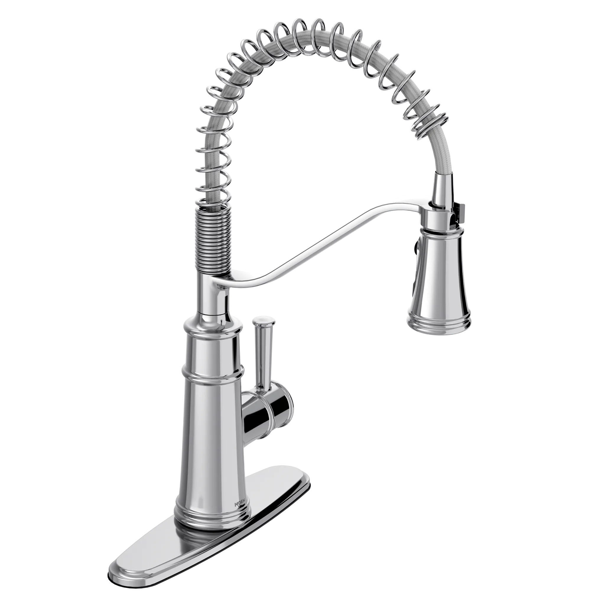 MOEN 5927 Belfield One-Handle Pre-Rinse Spring Pulldown Kitchen Faucet - Chrome