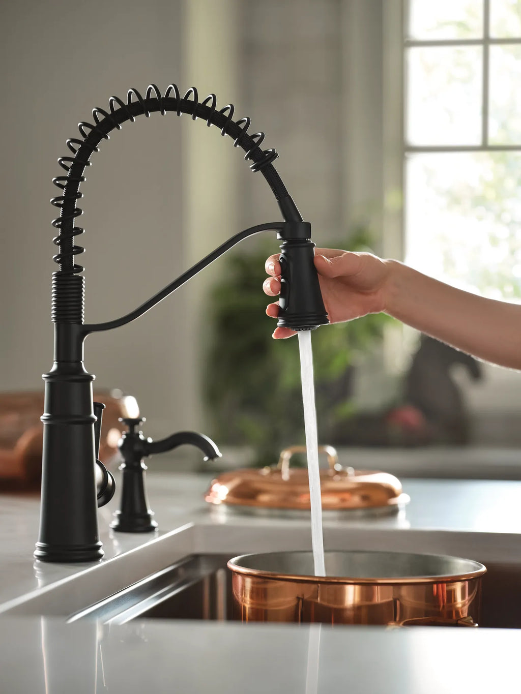 MOEN S3945BL Traditional 989  Soap Dispenser - Matte Black