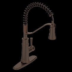 MOEN 5927ORB Belfield  One-Handle Pulldown Kitchen Faucet In Oil Rubbed Bronze