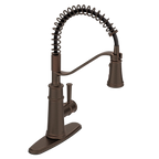 MOEN 5927ORB Belfield One-Handle Pre-Rinse Spring Pulldown Kitchen Faucet - Oil Rubbed Bronze