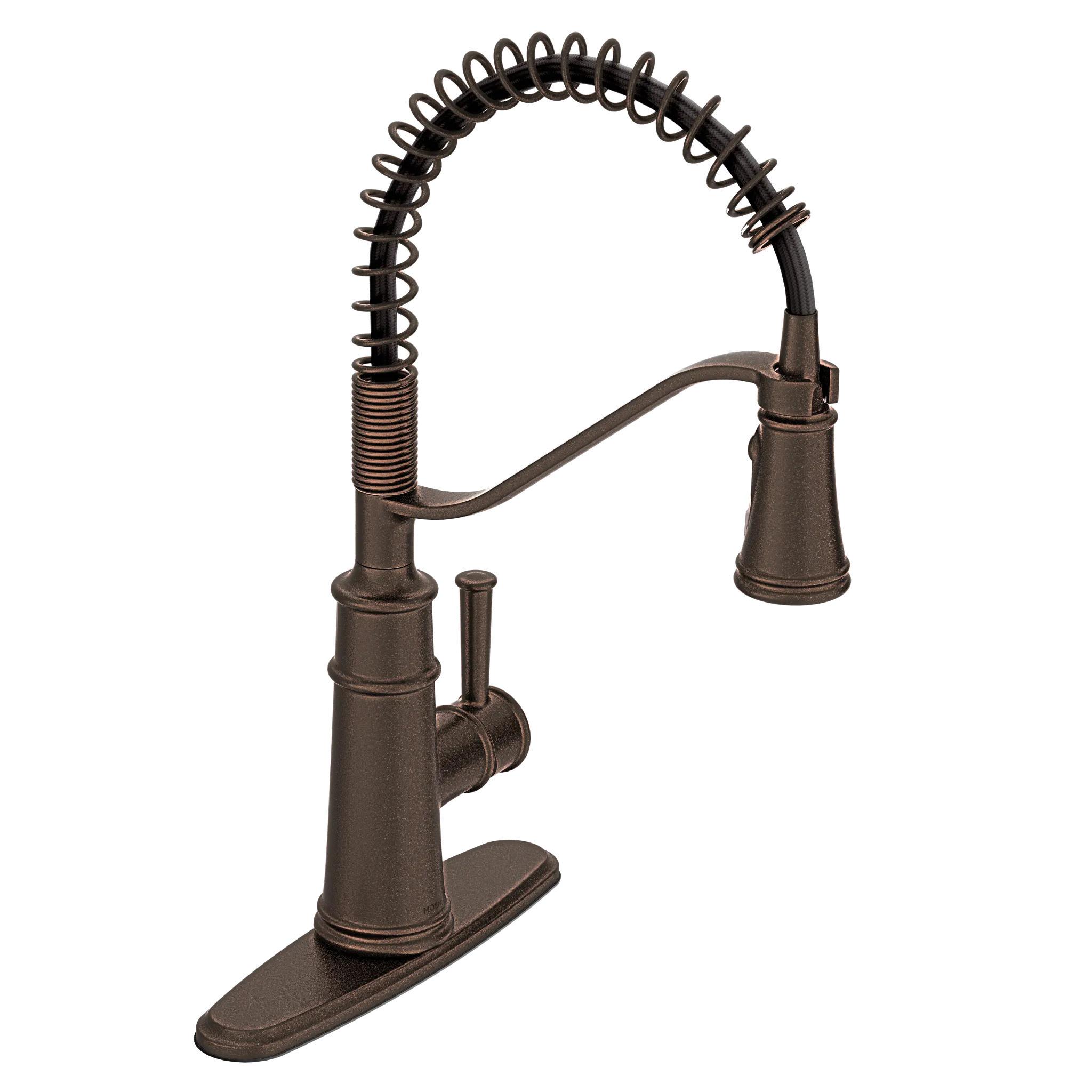 MOEN 5927ORB Belfield One-Handle Pre-Rinse Spring Pulldown Kitchen Faucet - Oil Rubbed Bronze