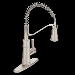 MOEN 5927SRS Belfield  One-Handle Pulldown Kitchen Faucet In Spot Resist Stainless