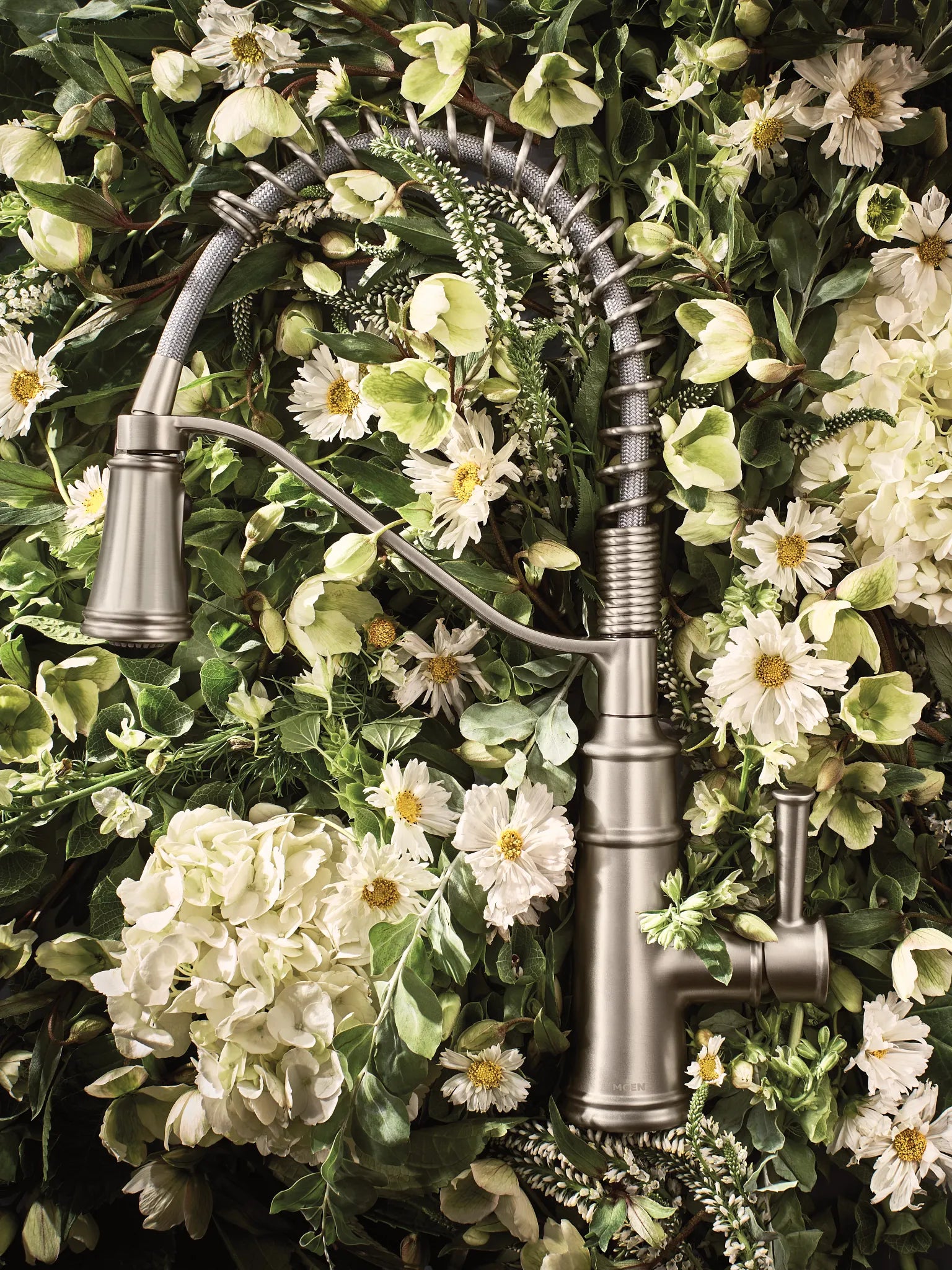 MOEN 5927SRS Belfield One-Handle Pre-Rinse Spring Pulldown Kitchen Faucet - Spot Resist Stainless