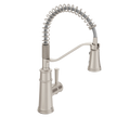 MOEN 5927SRS Belfield One-Handle Pre-Rinse Spring Pulldown Kitchen Faucet - Spot Resist Stainless