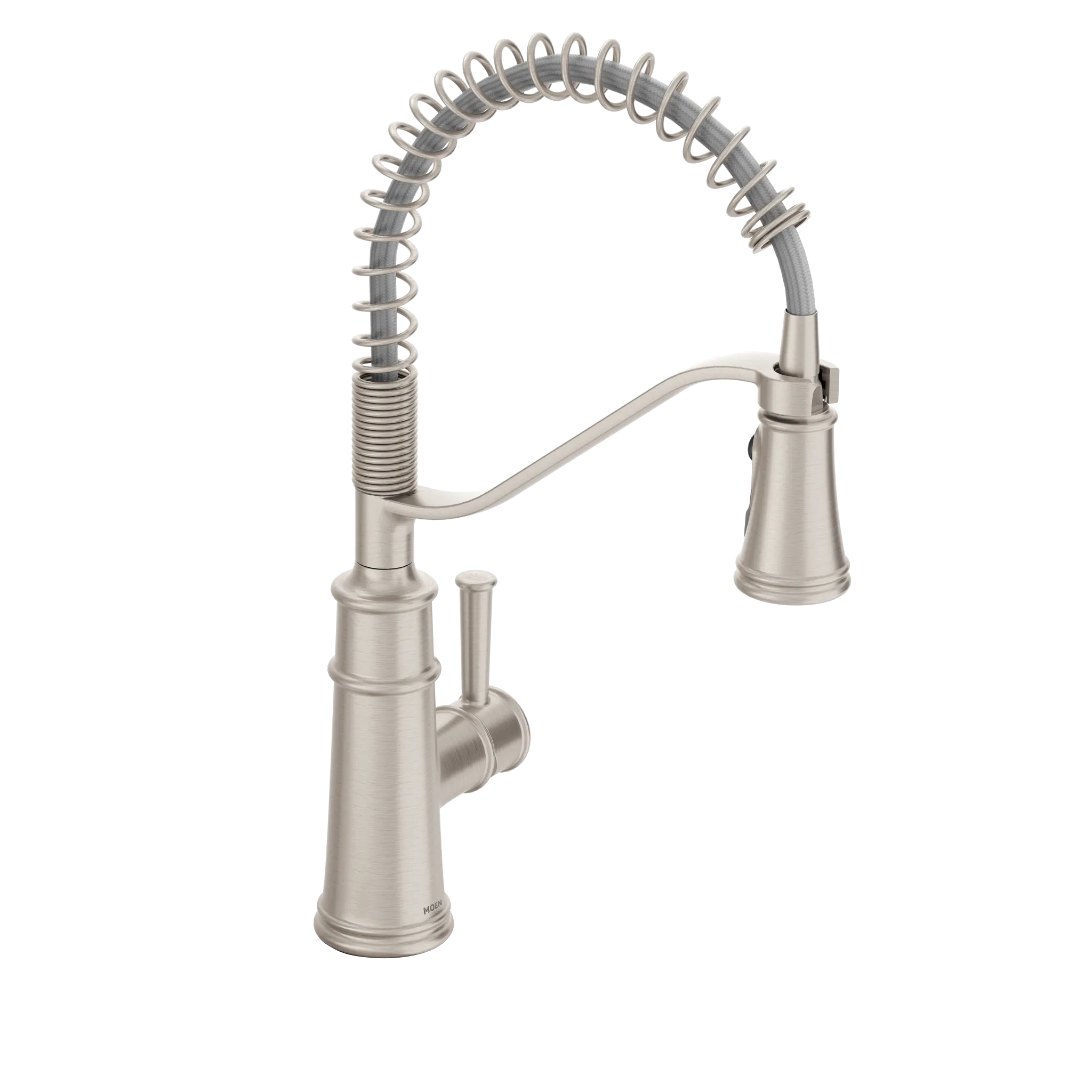 MOEN 5927SRS Belfield One-Handle Pre-Rinse Spring Pulldown Kitchen Faucet - Spot Resist Stainless