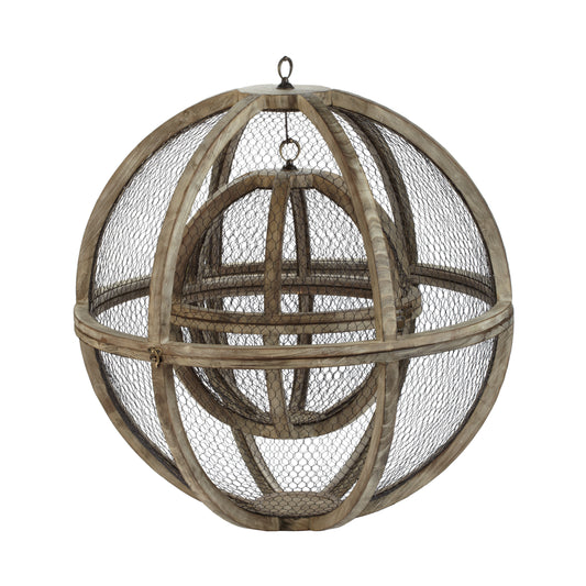 ELK STUDIO 594017 Wire Atlas Orb - Set of 2