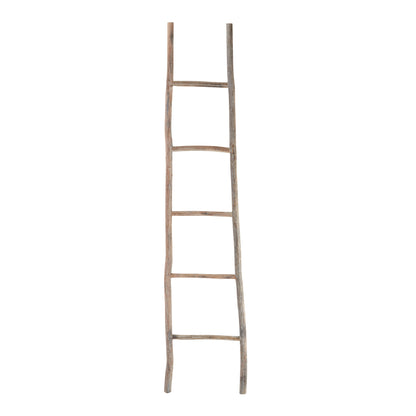 ELK STUDIO 594039 Lydia Wood Ladder - Large Bleached