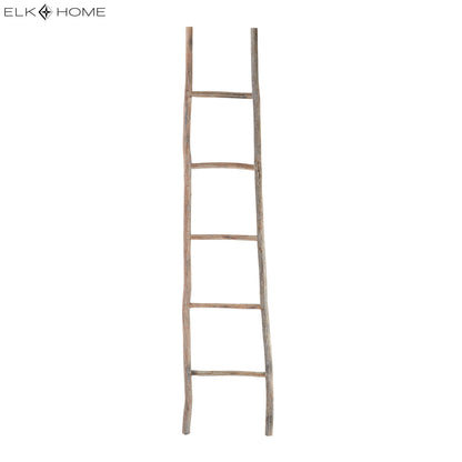 ELK STUDIO 594039 Lydia Wood Ladder - Large Bleached