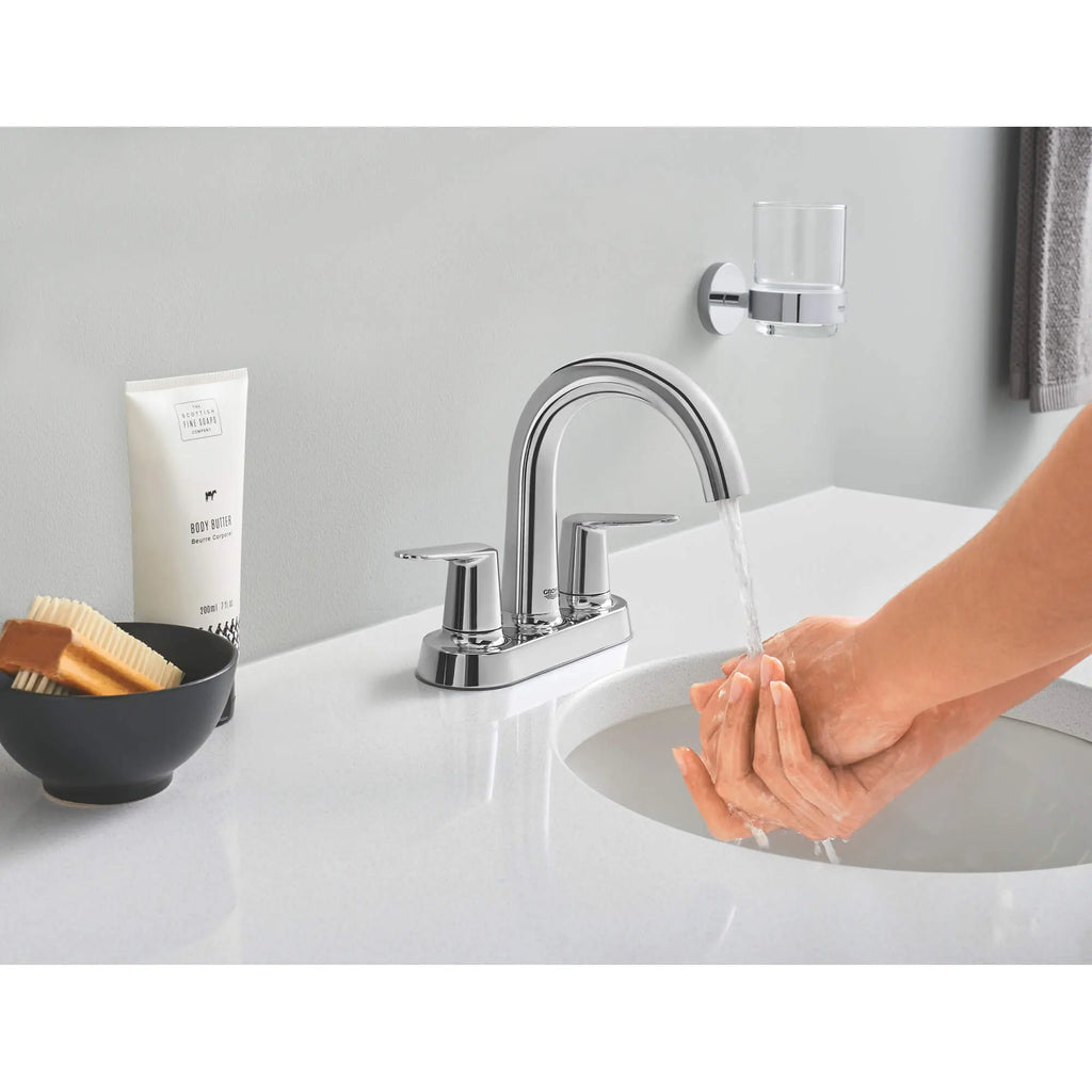 GROHE 20582000 Veletto 2-handle 4" Centerset Bathroom Faucet, 1.2 GPM - Chrome