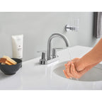 GROHE 20582000 Veletto 2-handle 4" Centerset Bathroom Faucet, 1.2 GPM - Chrome
