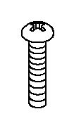 KOHLER Screw, 10-24 X 1.000, Countersunk, K-59608