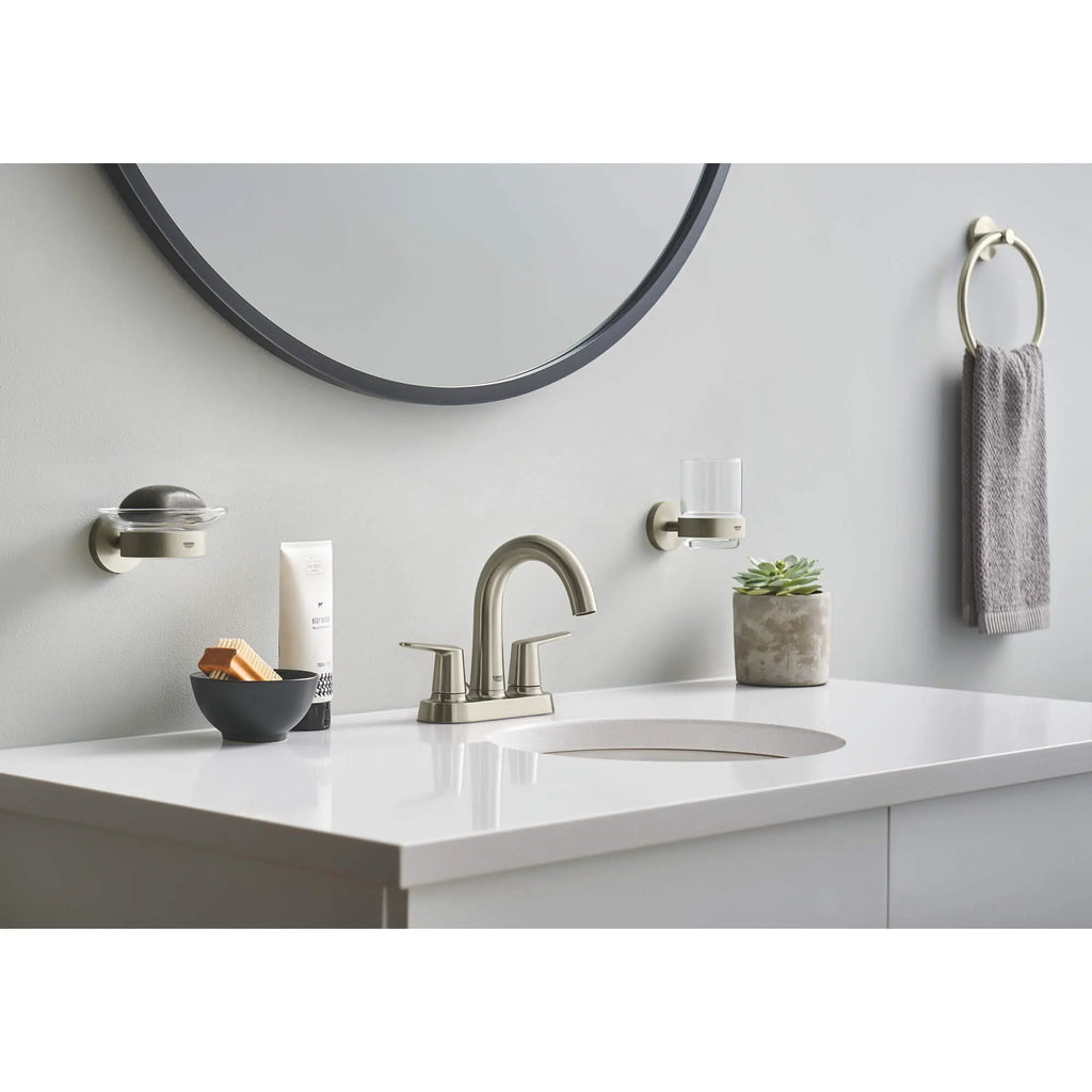 GROHE 20582EN0 Veletto 2-handle 4" Centerset Bathroom Faucet, 1.2 GPM - Brushed Nickel