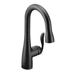 MOEN 5995BL Arbor  One-Handle Pulldown Bar Faucet In Matte Black