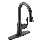 MOEN 5995BL Arbor One-Handle Pulldown Bar Faucet - Matte Black