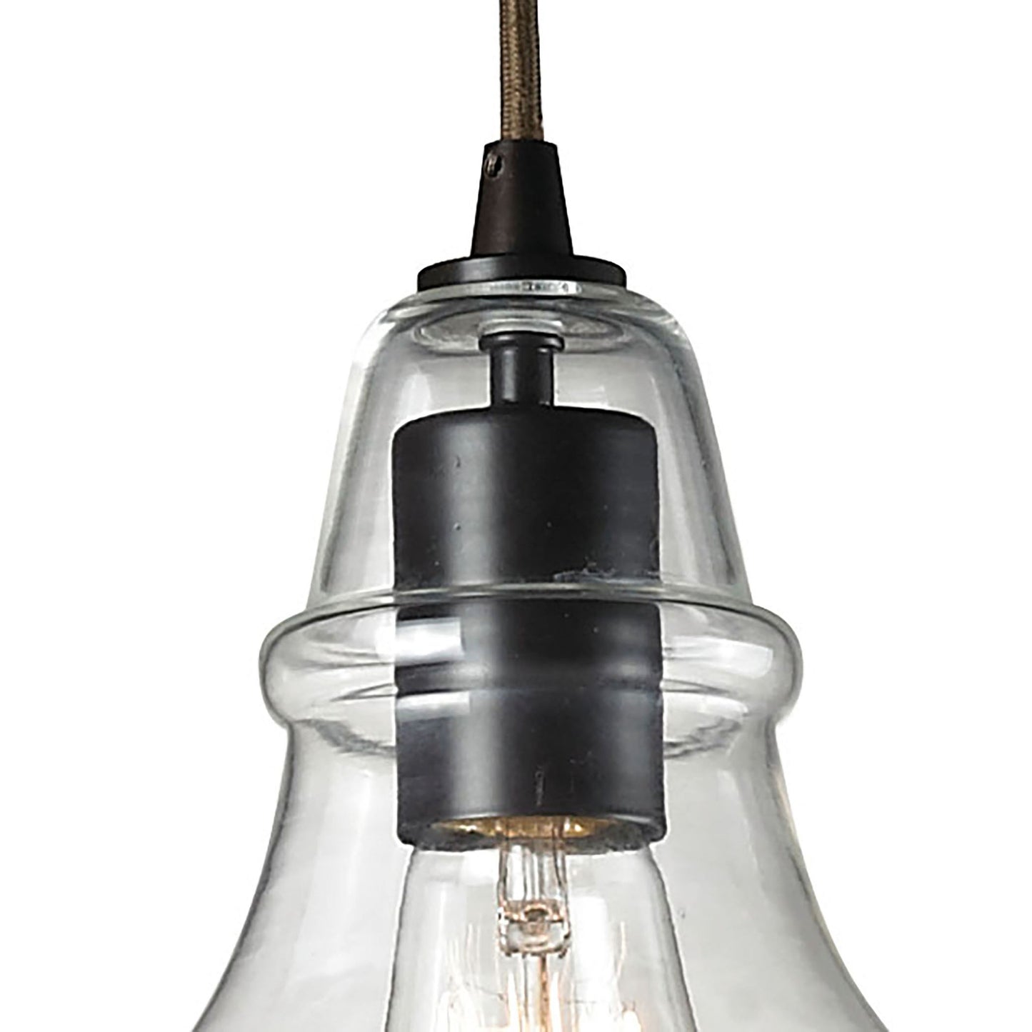 ELK SHOWROOM 60047-1 Menlow Park 6'' Wide 1-Light Mini Pendant - Oiled Bronze