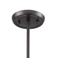 ELK SHOWROOM 60100/1 Zumbia 1-Light Mini Pendant in Oil Rubbed Bronze with Clear Glass