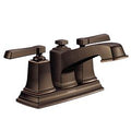 MOEN 6010BRB Boardwalk Two-Handle Centerset Bathroom Sink Faucet - Mediterranean Bronze