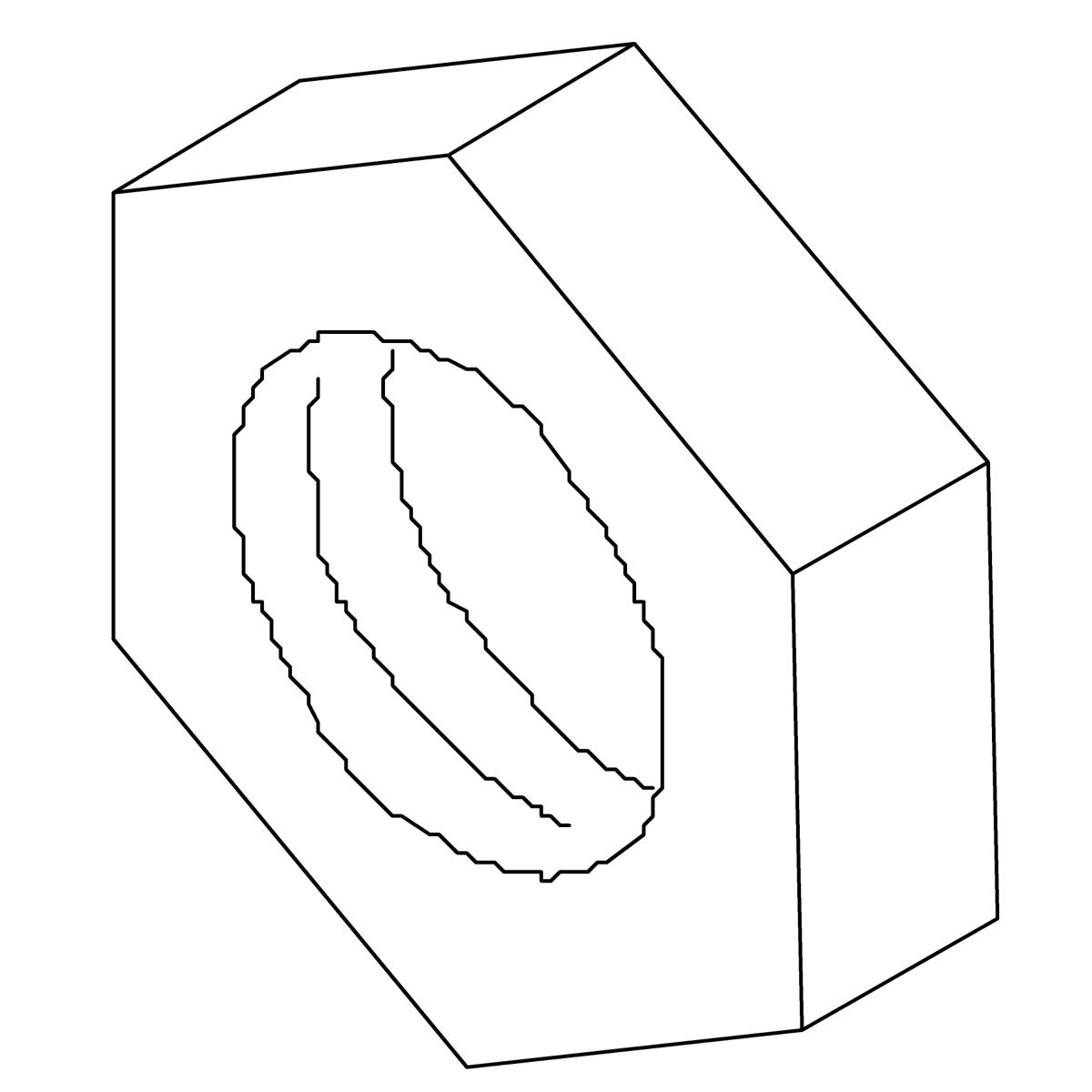 KOHLER Nut, 10-32 Unf - 2B, K-60170