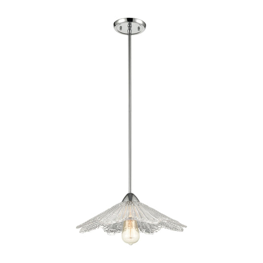 ELK SHOWROOM 60176/1 Radiance 16'' Wide 1-Light Pendant - Polished Chrome