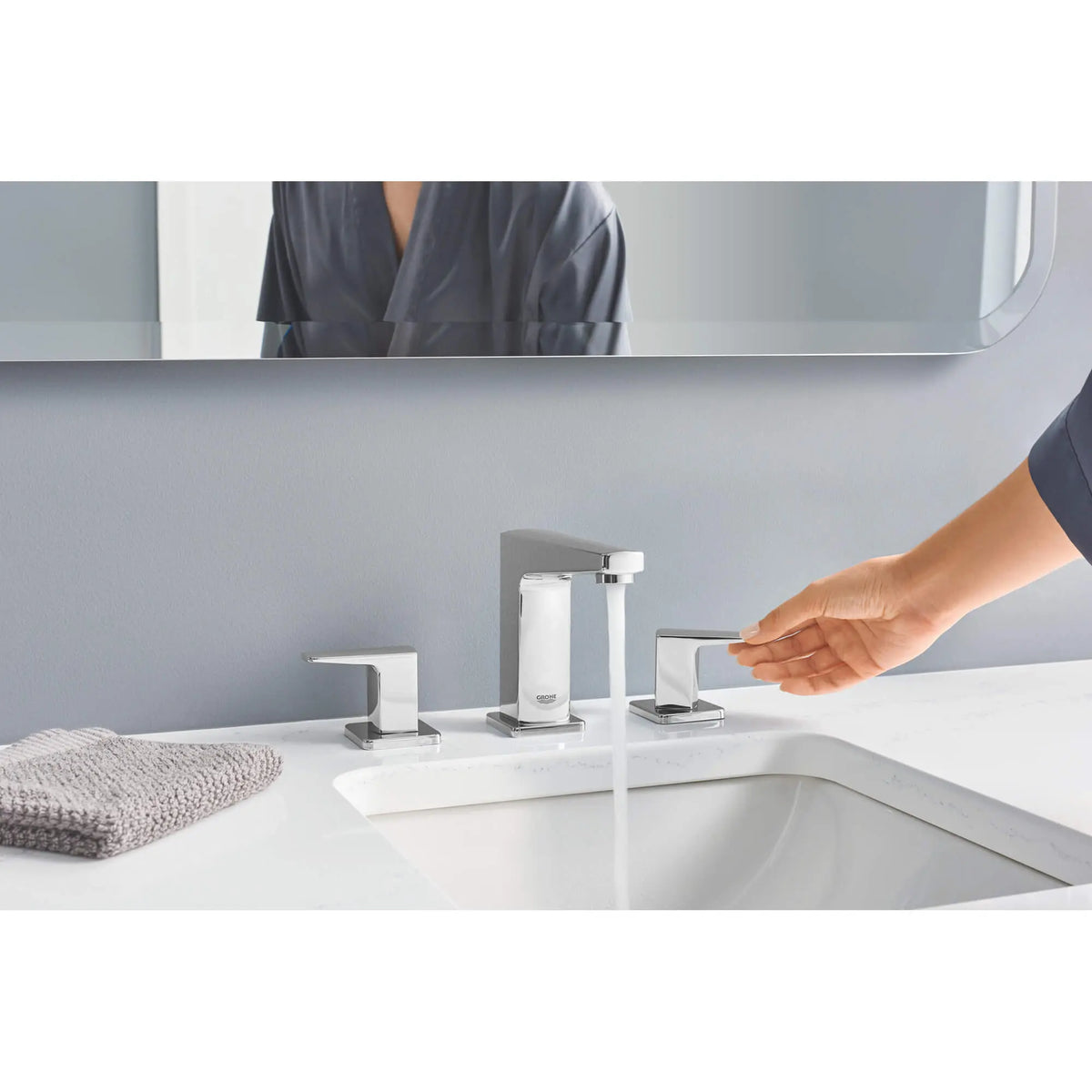 GROHE 20583000 Tallinn 8" widespread two-handle bathroom faucet, 1.2 GPM - Chrome
