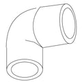 KOHLER Elbow, Street 1.25" X 90 Deg. Pvc, K-60714