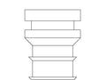 KOHLER Insert, Thd #8-32 X .312, K-60983