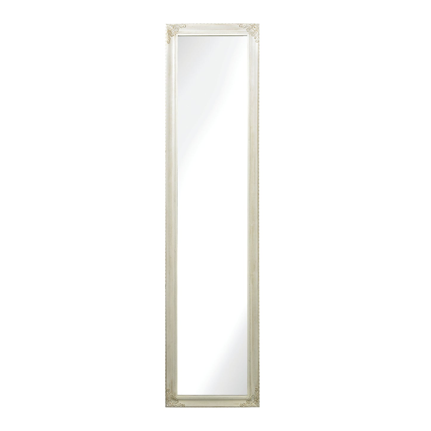 MARKETPLACE 6100-015 Masalia Floor Mirror - Antique White