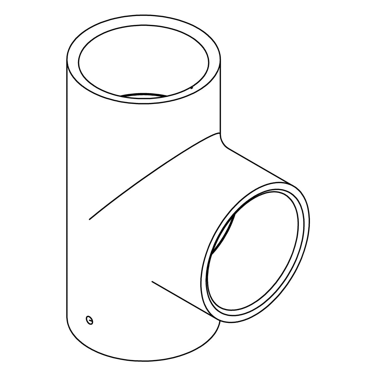KOHLER Tee, 1.5" Pvc, K-61010