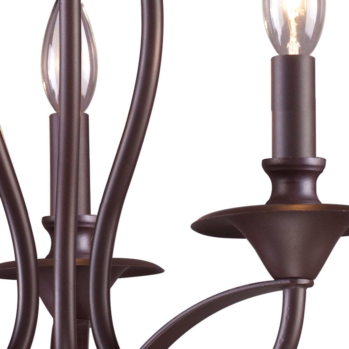 ELK SHOWROOM 61031-3 Medford 14'' Wide 3-Light Chandelier - Oiled Bronze