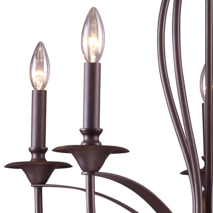 ELK SHOWROOM 61032-5 Medford 26'' Wide 5-Light Chandelier - Oiled Bronze