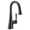MOEN 6126BL Kurv One-Handle Pulldown Bar Faucet - Matte Black