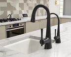 MOEN S5560BL One-Handle High Arc Single Mount Beverage Faucet - Matte Black