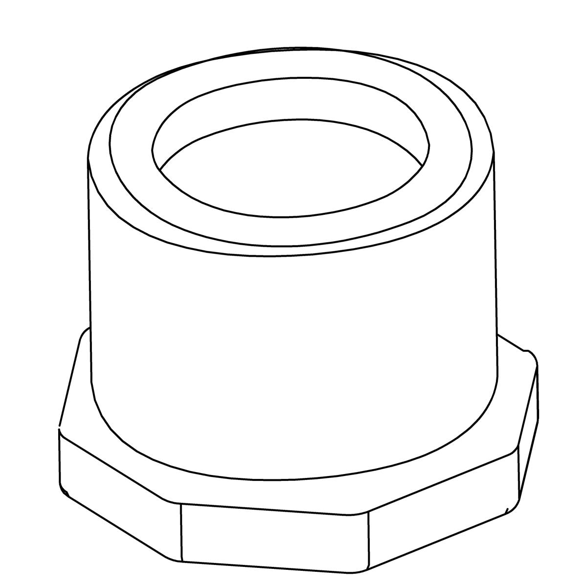 KOHLER Reducer, 1" X .75" Pvc, K-61425