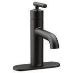 MOEN 6145BL Gibson One-Handle Bathroom Sink Faucet - Matte Black
