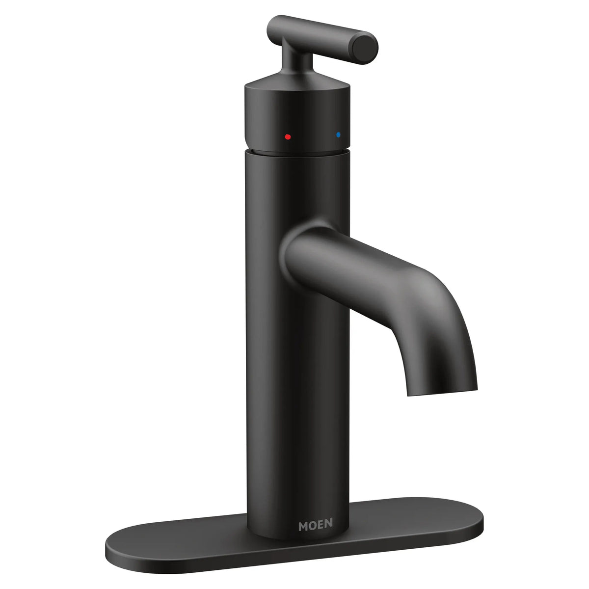 MOEN 6145BL Gibson One-Handle Bathroom Sink Faucet - Matte Black