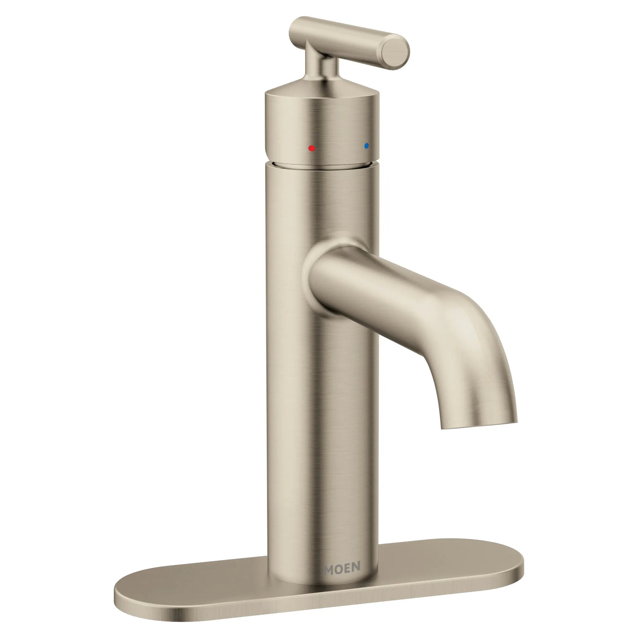 MOEN 6145BN Gibson One-Handle Bathroom Sink Faucet - Brushed Nickel