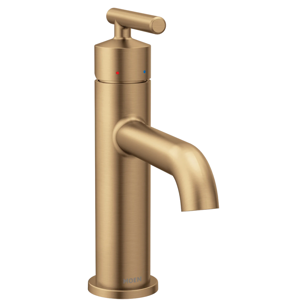 MOEN 6145BZG Gibson One-Handle Bathroom Sink Faucet - Bronzed Gold