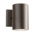 KICHLER 11250AZT30 Cylinder 3000K LED 7" Wall Light Textured Architectural Bronze