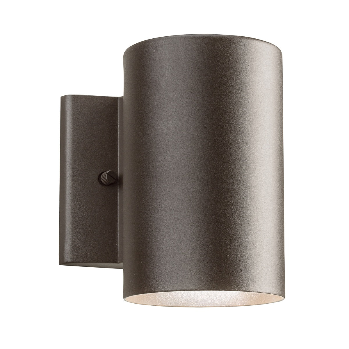 KICHLER 11250AZT30 Cylinder 3000K LED 7" Wall Light Textured Architectural Bronze
