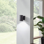 KICHLER 11250BKT30 Cylinder 3000K Led 7" Wall Light Textured Black