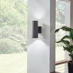 KICHLER 11251BKT30 Cylinder 3000K Led 12" Wall Light Textured Black