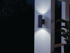 KICHLER 11251BKT30 Cylinder 3000K Led 12" Wall Light Textured Black