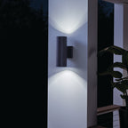 KICHLER 11251BKT30 Cylinder 3000K Led 12" Wall Light Textured Black