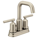 MOEN 6150BN Gibson Two-Handle Centerset Bathroom Sink Faucet - Brushed Nickel