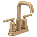 MOEN 6150BZG Gibson Two-Handle Centerset Bathroom Sink Faucet - Bronzed Gold