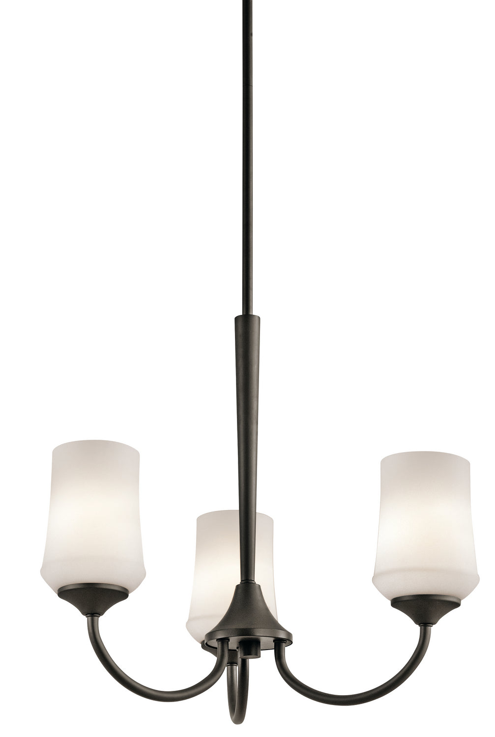 KICHLER 43664OZ Aubrey 3 Light Chandelier Olde Bronze