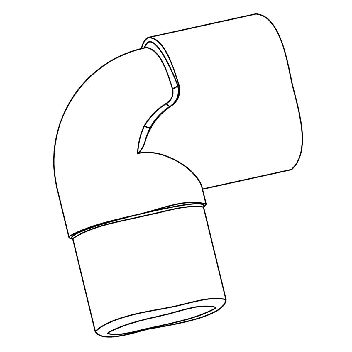 KOHLER Elbow, Street 1" X 90 Deg. Pvc, K-61536